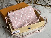 Louis Vuitton LV M81429 Pink Full Leather Crossbody Bag Size 20 x 12.5 x 3 cm - 1
