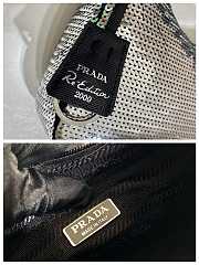 Prada 1NE515 Re-Edition 2000 Re-Nylon Mini-bag Silver Size 22 cm - 3