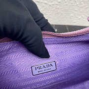  Prada 1NE515 Re-Edition 2000 Sequined Re-Nylon Mini-Bag Purple Size 22 cm - 5
