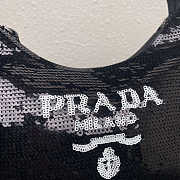 Prada 1NE515 Re-Edition 2000 Sequined Re-Nylon Mini-Bag Black Size 22 cm - 2