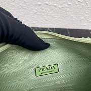  Prada 1NE515 Satin Mini-Bag With Artificial Crystals Green Size 22 cm - 4