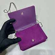 Prada Cardholder With Shoulder Strap And Sequins 1MR024 Purple Size 18 cm - 2