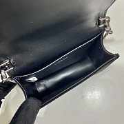 Prada Cardholder With Shoulder Strap And Sequins 1MR024 Black Size 18 cm - 6