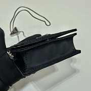 Prada Cardholder With Shoulder Strap And Sequins 1MR024 Black Size 18 cm - 3