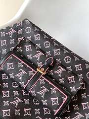 Louis Vuitton Neverfull Buci Box Black MM Bag Size 32 x 28 x 14 cm - 6
