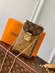Louis Vuitton LV M63913 Vertical Trunk Pochette Bag Size 11 x 17.5 x 3.5 cm - 1