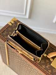 Louis Vuitton LV M63913 Vertical Trunk Pochette Bag Size 11 x 17.5 x 3.5 cm - 2