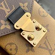 Louis Vuitton LV M63913 Vertical Trunk Pochette Bag Size 11 x 17.5 x 3.5 cm - 6