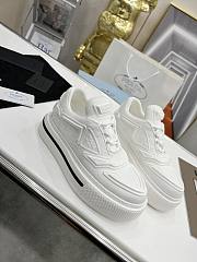 Prada Platform White Sneakers - 2