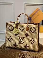 Louis Vuitton LV M57644 Onthego GM Tote Bag Tan Size 41 x 34 x 19 cm - 1