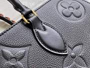 Louis Vuitton OnTheGo MM Monogram Empreinte Tote Bag Black Size 35 x 27 x 14 cm - 2