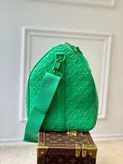 LV M20963 Louis Vuitton Keepall Bandouliere 50 Bag Minty Green Size 50 x 29 x 23 cm - 2