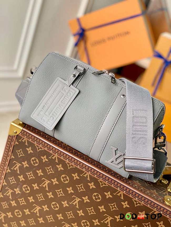  LV M59328 Louis Vuitton City Keepall Bag Gray Size 27 x 17 x 13 cm - 1