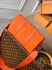  LV M59328 Louis Vuitton City Keepall Bag Orange Size 27 x 17 x 13 cm - 3