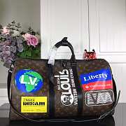 LV N44642 Louis Vuitton Keepall 50B Travel Bag Monogram Size 50 x 29 x 23 cm - 1