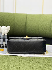 Chanel Mini Flap Bag With Top Handle Black Size 12 x 20 x 6 cm - 5