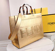 Fendi Sunshine Medium Gold Tone Size 35 x 17 x 31 cm - 5