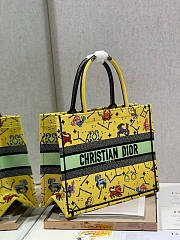 Dior Book Tote Yellow Size 36.5 x 28 x 17.5 cm - 3