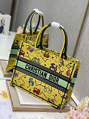 Dior Book Tote Yellow Size 36.5 x 28 x 17.5 cm - 4