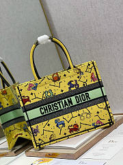 Dior Book Tote Yellow Size 36.5 x 28 x 17.5 cm - 5