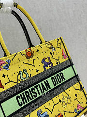 Dior Book Tote Yellow Size 36.5 x 28 x 17.5 cm - 6