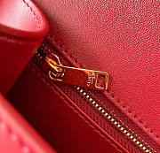 Celine Chain Besace Triomphe Red Size 24.5 x 17 x 4 cm - 2