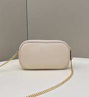 Fendi Easy 2 Baguette White Leather Bag Size 19 x 5 x 11 cm - 4