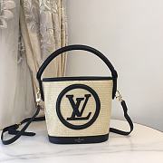 LV M59962 Louis Vuitton Petit Bucket Bag Caramel Black Size 24 x 19 x 18.5 cm - 6