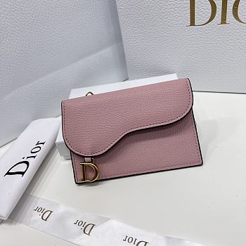 Dior Pink Wallet Size 13 x 8.5 x 2.5 cm