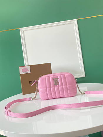 Burberry Mini Lola Camera Bag Pink Size 19 x 5.5 x 11 cm