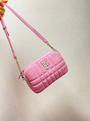 Burberry Mini Lola Camera Bag Pink Size 19 x 5.5 x 11 cm - 5