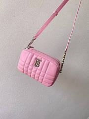 Burberry Mini Lola Camera Bag Pink Size 19 x 5.5 x 11 cm - 4