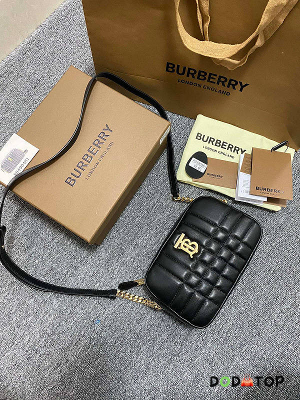 Burberry Mini Lola Camera Bag Black Size 19 x 5.5 x 11 cm - 1
