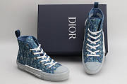 Dior B23 Oblique High Top Sneaker  - 2