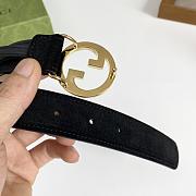 Gucci Blondie Belt Black ‎690557 3.0 cm - 3