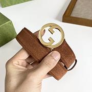 Gucci Blondie Belt Brown ‎690557 3.0 cm - 4