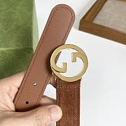 Gucci Blondie Belt Brown ‎690557 3.0 cm - 6