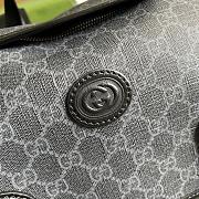 Gucci Medium Backpack With Interlocking G Black 696013 Size 26 x 43 x 18 cm - 2