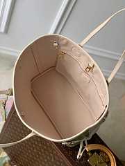 LV M46102 Louis Vuitton Neverfull MM Tote Bag Size  31 x 28 x 14 cm - 2