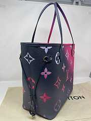 Louis Vuitton Neverfull MM Midnight Fuchsia Tote Bag Size 32 cm - 6