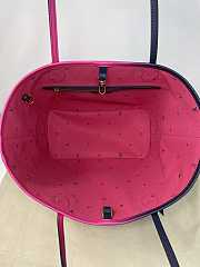 Louis Vuitton Neverfull MM Midnight Fuchsia Tote Bag Size 32 cm - 3