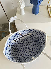 Louis Vuitton Neverfull MM Blue Size 31 x 28 x 14 cm - 6