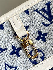 Louis Vuitton Neverfull MM Blue Size 31 x 28 x 14 cm - 2