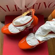 Valentino High Heel Shoes Orange Color 15.5 cm - 2