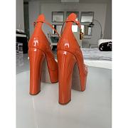 Valentino High Heel Shoes Orange Color 15.5 cm - 3