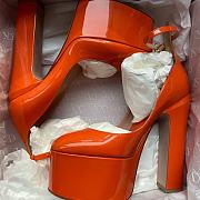 Valentino High Heel Shoes Orange Color 15.5 cm - 6