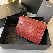 YSL Sunset Red Size 22 x 16 x 8 cm - 3