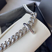 YSL Sunset White With Silver Hardware Size 22 x 16 x 8 cm - 5