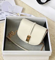 Celine Small 16 Wallet On Chain White Size 14 x 11 x 5 cm - 1
