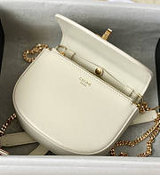 Celine Small 16 Wallet On Chain White Size 14 x 11 x 5 cm - 5